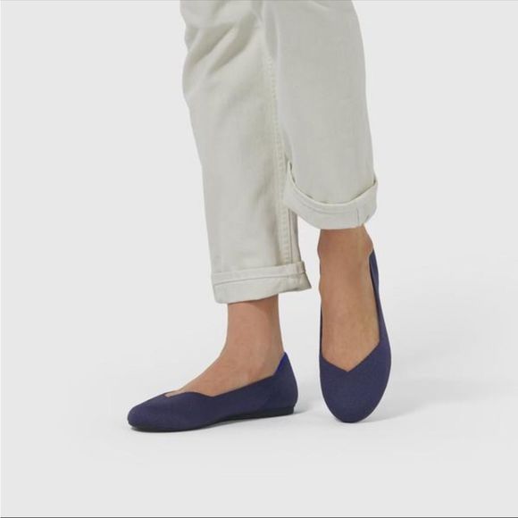 Rothy’s Maritime Navy Round Toe Ballet Flats 9.5 - Picture 3 of 9